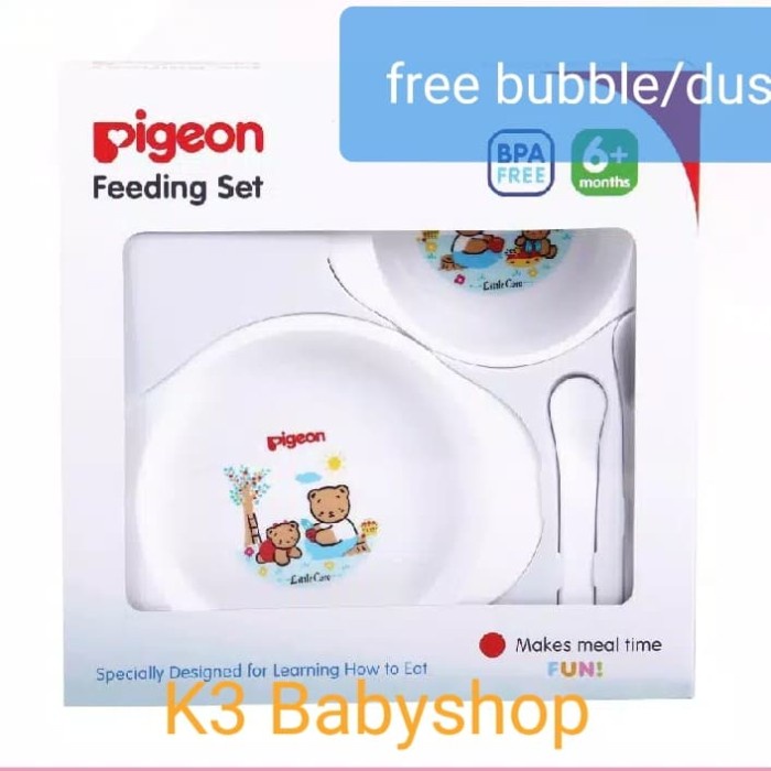Terlaris Pigeon Feeding Set Small / Set Perlengkapan Makan Bayi Pigeon