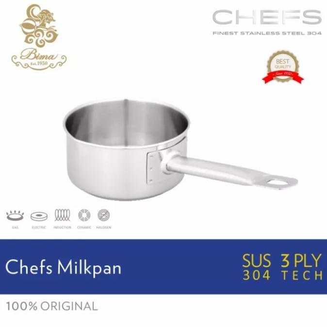 Milk Pan Bima Stainless 14Cm Panci Susu Sauce Pan Mpasi Sus 304 Bp814