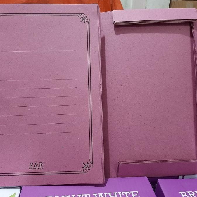 

Map Kertas R&R / Stopmap Kertas Folio 1 Pak isi 50 Lembar