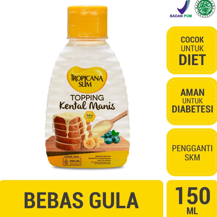 

(COD )NEW_PRODUCT Tropicana Slim Topping Kental Manis 150ml - Bebas Gula