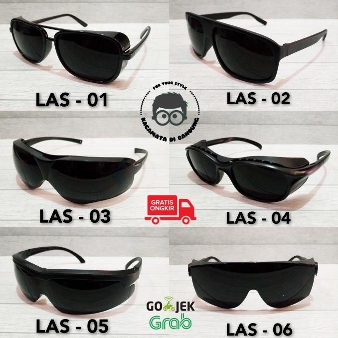 Kacamata Las Hitam Gelap