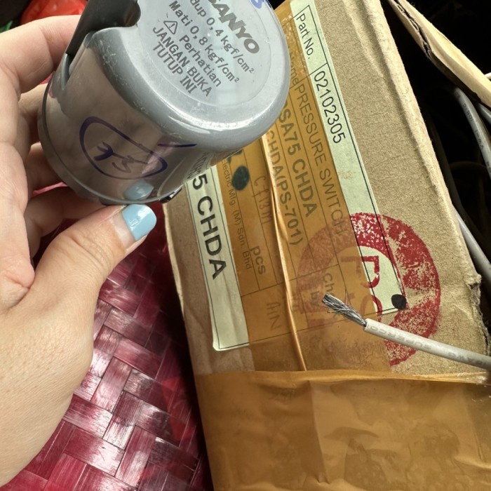 Otomatis Pressure Switch Sanyo PH 75 A PWH75 A ORI ASLI