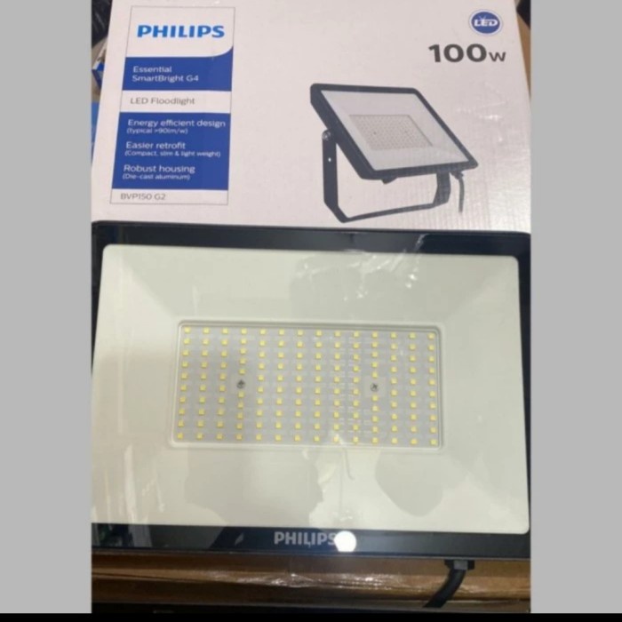 Best Seller Lampu Led 100W Philips Led Sorot 100Watt Led Philips 100Watt Bvp 161