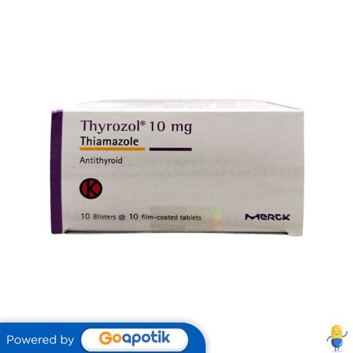 THYROZOL 10 MG BOX 100 TABLET