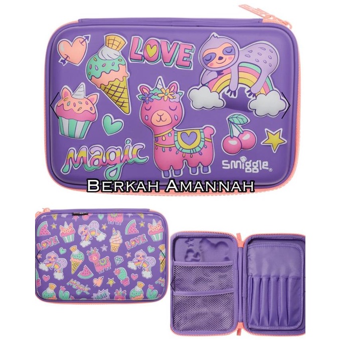 

smiggle lively hardtop pencil case/pensil case smiggle original