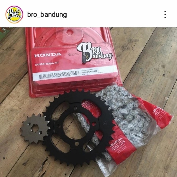 gear set gir set honda astrea grand impressa legenda prima star ori