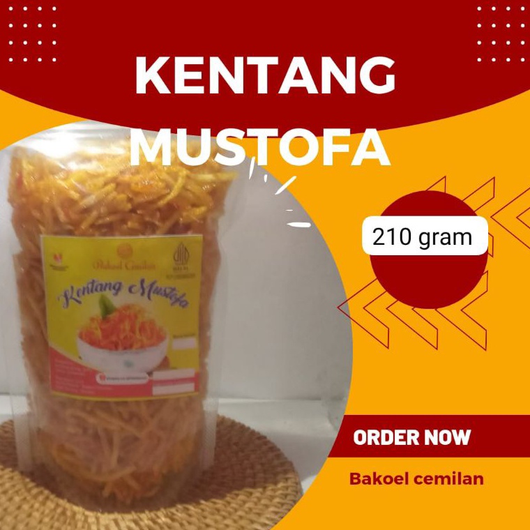 

Paling Diminati.. kentang mustofa bakoel cemilan 210 gram MBJ