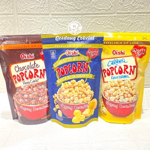 

Buruan Beli✹➜ Oishi Popcorn Party Size Chocolate Coklat Caramel 100 gr G81