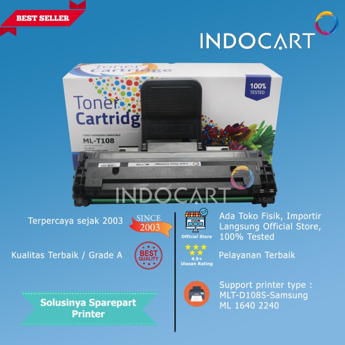 Toner Cartridge Compatible MLT-D108S-Samsung ML 1640 2240