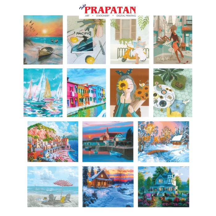 

Best Seller Paint By Number 40X50Cm Ra Collection / Diy Painting Kit