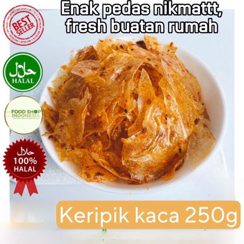 

Seller↕ Opak Kaca Keripik Kaca Pedas 250g makanan ringan murah snack murah cemilan murah jajanan murah jajan snack oleh oleh murah enak berkualitas jajanan kekinian kripca 049 ➩