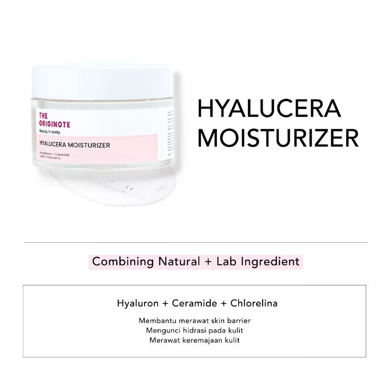 THE ORIGINOTE HYALUCERA MOISTURIZER GEL (PELEMBAB WAJAH MEMPERBAIKI SKINBARIER)