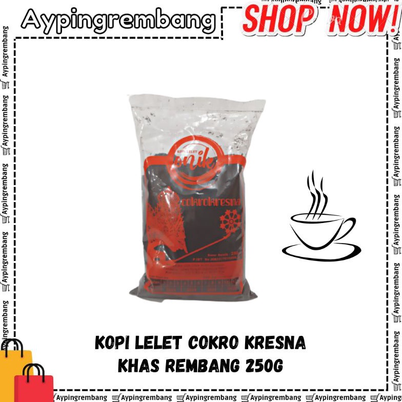 

BIG PROMO F80 Kopi Lelet Cap Cokro Kresno Khas Rembang (KEMASAN BARU) ⇵
