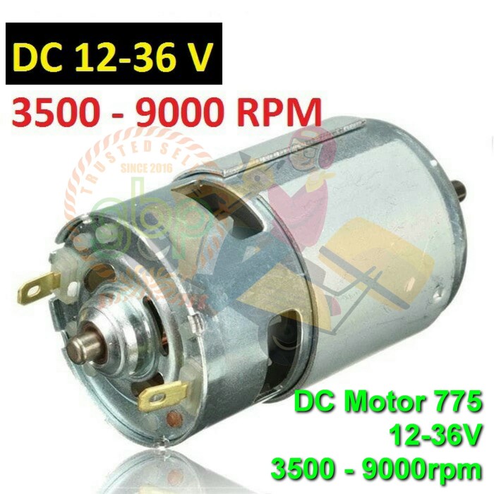 Termurah Sd Dinamo Motor Dc 775 12-36V 3500-9000Rpm Large Torque Torsi Besar