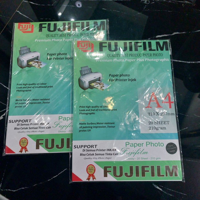 

Terlaris Kertas Foto Glossy Fujifilm A4