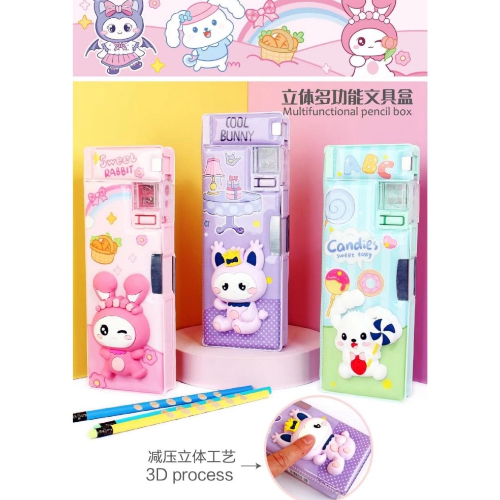 

Diskon promo KOTAK PENSIL TIMBUL 3 DIMENSI SQUISHY TRANSPARANT/PENCIL CASE MAGNET TKK