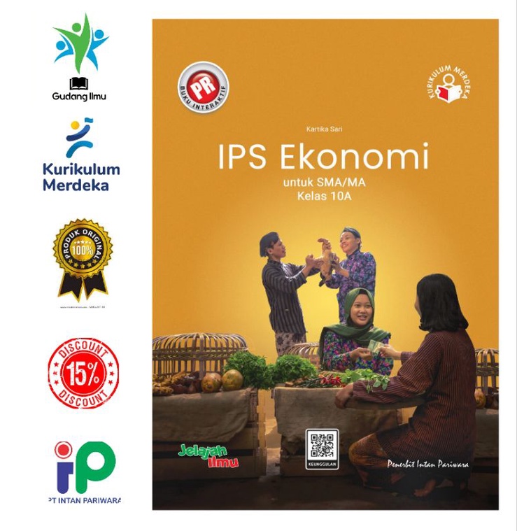 Buku Pr/Lks Sosiologi Kurmer SMA/MA Kelas 10/X Semester 1 Intan pariwara Tahun 2023