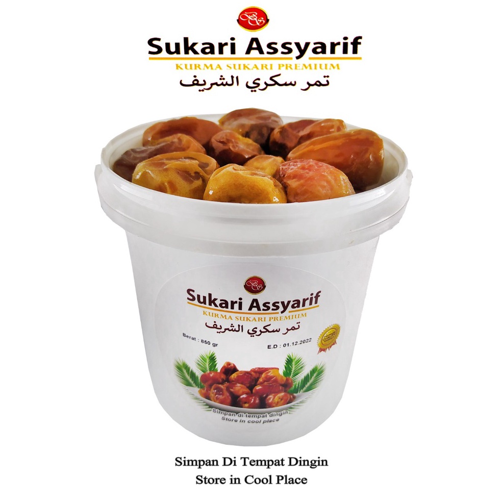 

Produk Keren.. kurma sukari ember ASSYARIF 850gr 40