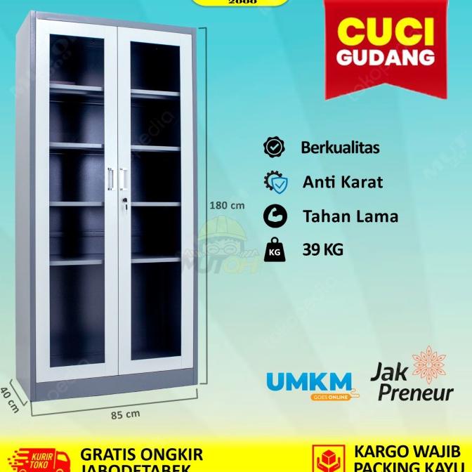

Lemari Arsip Lemari Besi Filling Cabinet - Pintu Kaca Swing Tarik Terbaik