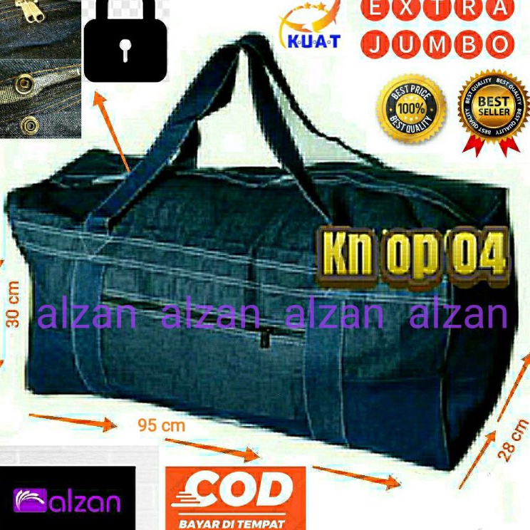 ❤[PROMO ⚡ALE]❤ Travel Bag EXTRA JUMBO serbaguna Tas pakaian travel bag besar tas baju tas travelling