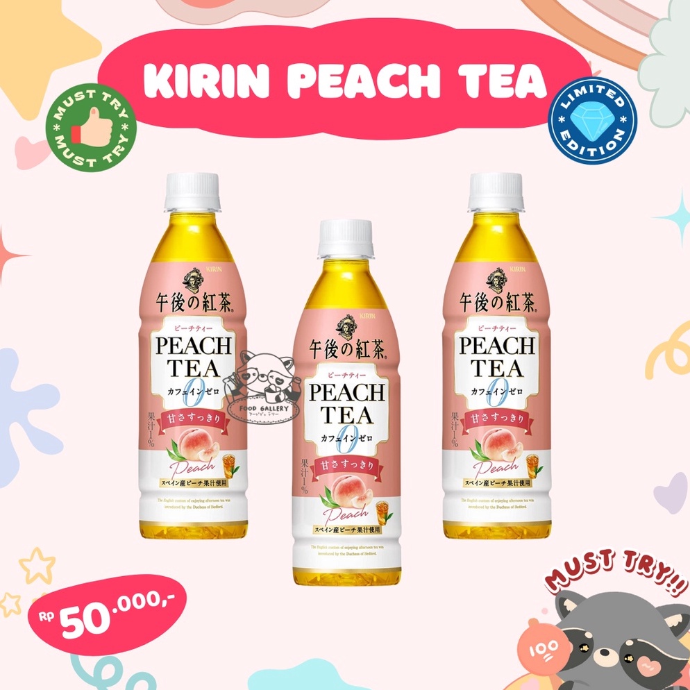 

Harga Murah.. Kirin Peach Tea LIMITED EDITION JAPAN MJE