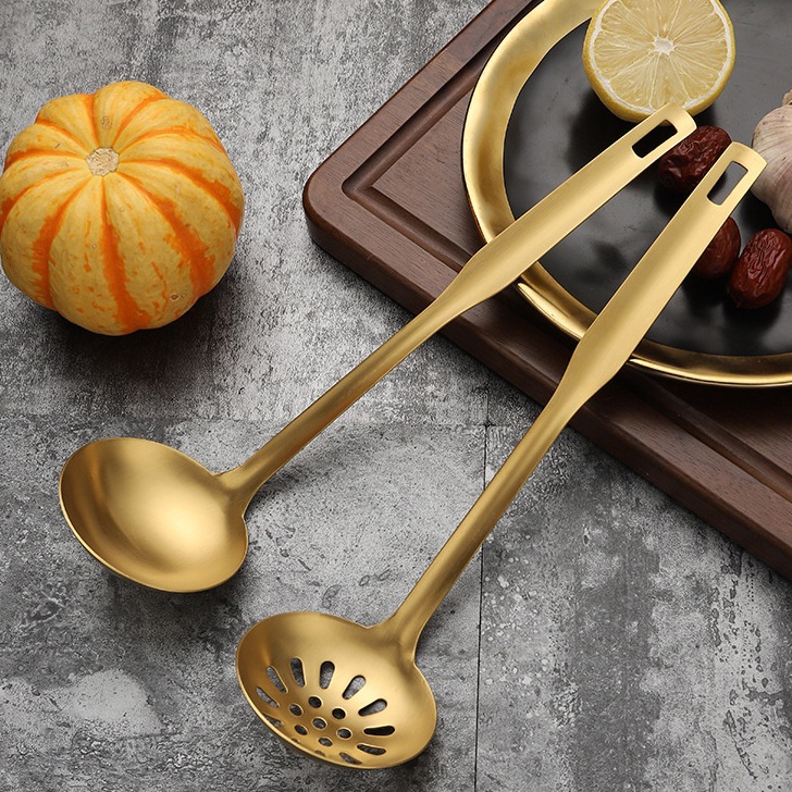 BAKINDO Sendok Sup Gold Sendok Kuah Gold Centong Kuah Gold Sendok Gold