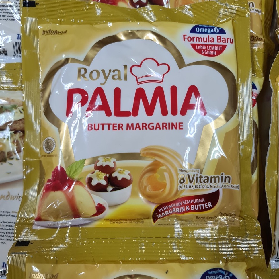 

Ready Stok Margarine ROYAL PALMIA 200gr sachet butter & margarin blend