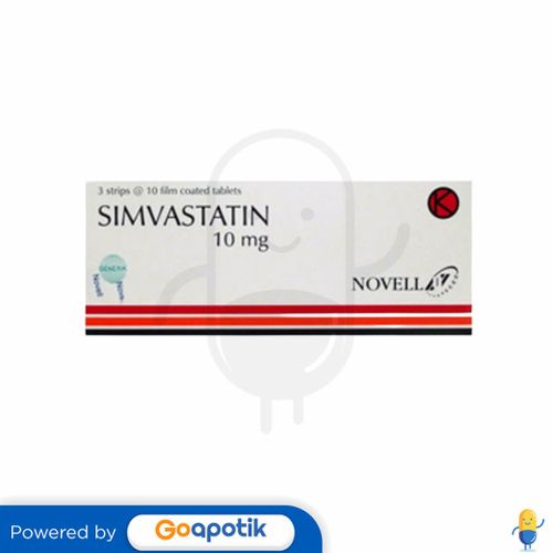 SIMVASTATIN NOVELL 10 MG BOX 30 TABLET