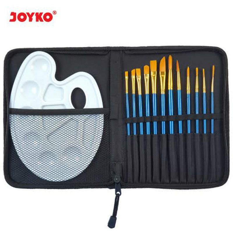 

Joyko Brs 7 Art Brush Set Kuas Palet Lukis Dalam Tas