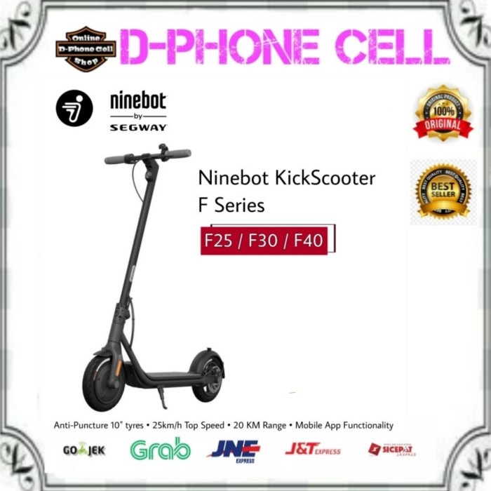 Terlaris Ninebot Kick Scooter F25 / F30 / F40 Electric Scooter By Segway