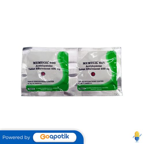MEMUCIL 600 MG STRIP 2 TABLET EEFERVESCENT