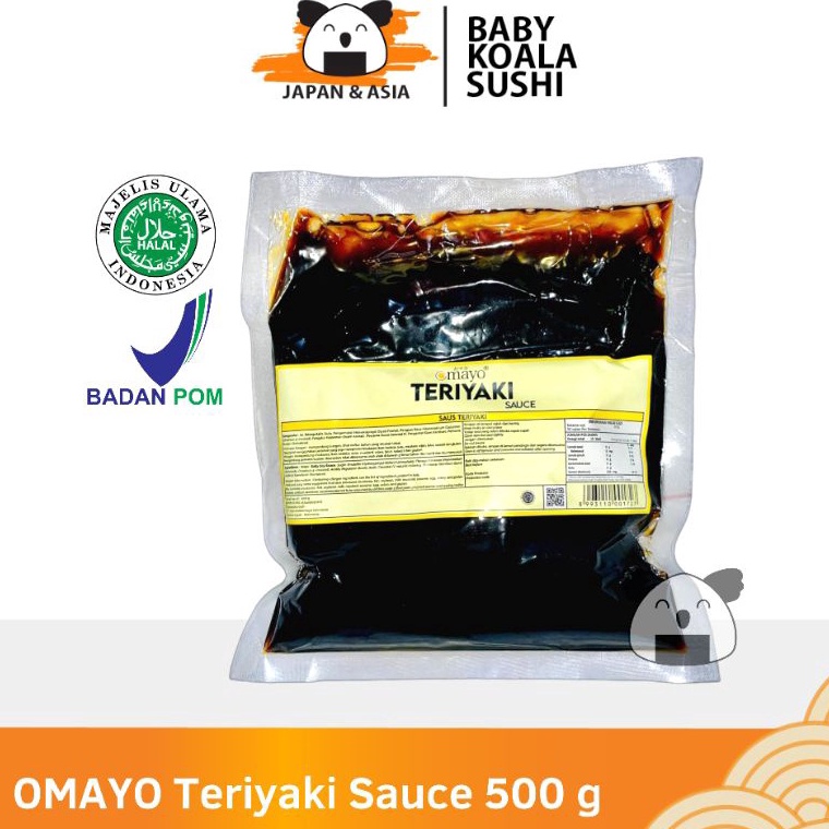 

SPECIAL PRICE R39 OMAYO Teriyaki Sauce 500 g Halal | Saus Teriyakai Ala Jepang ☉