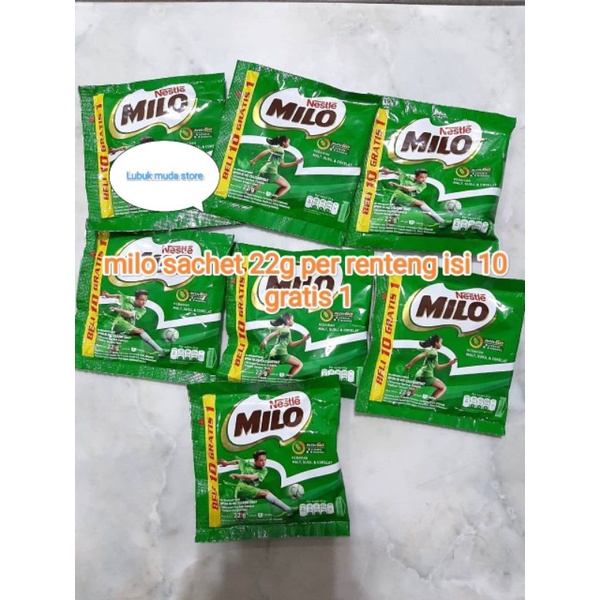 

Nestle milo sachet 22g per renteng