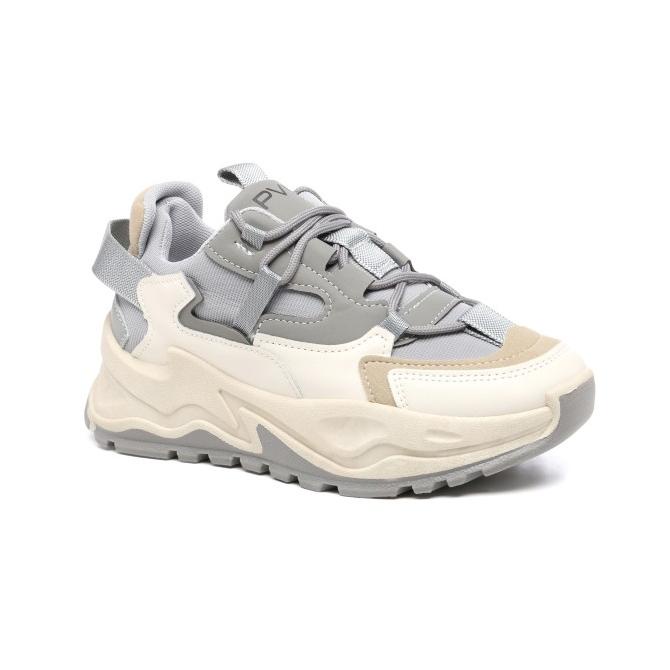 PVN Jungkook Sepatu Sneakers Wanita Sport Shoes Krem 129
