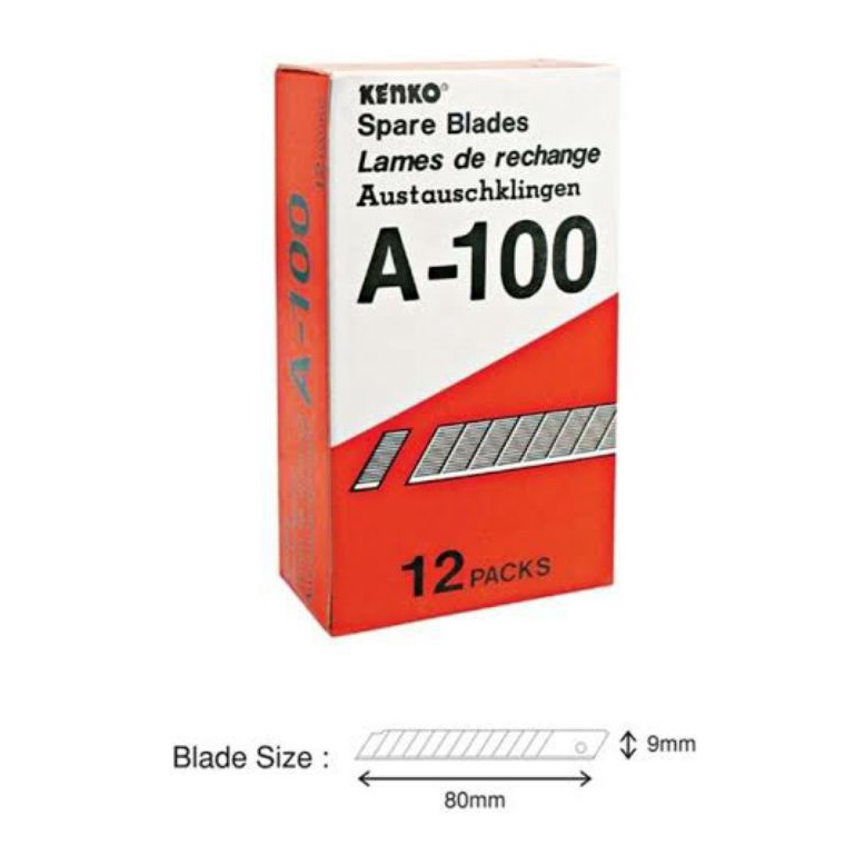 

✴Best Product☊ ZCVGF isi cutter kenko A100 1 LUSIN (TERMURAH) B87 ★Laris