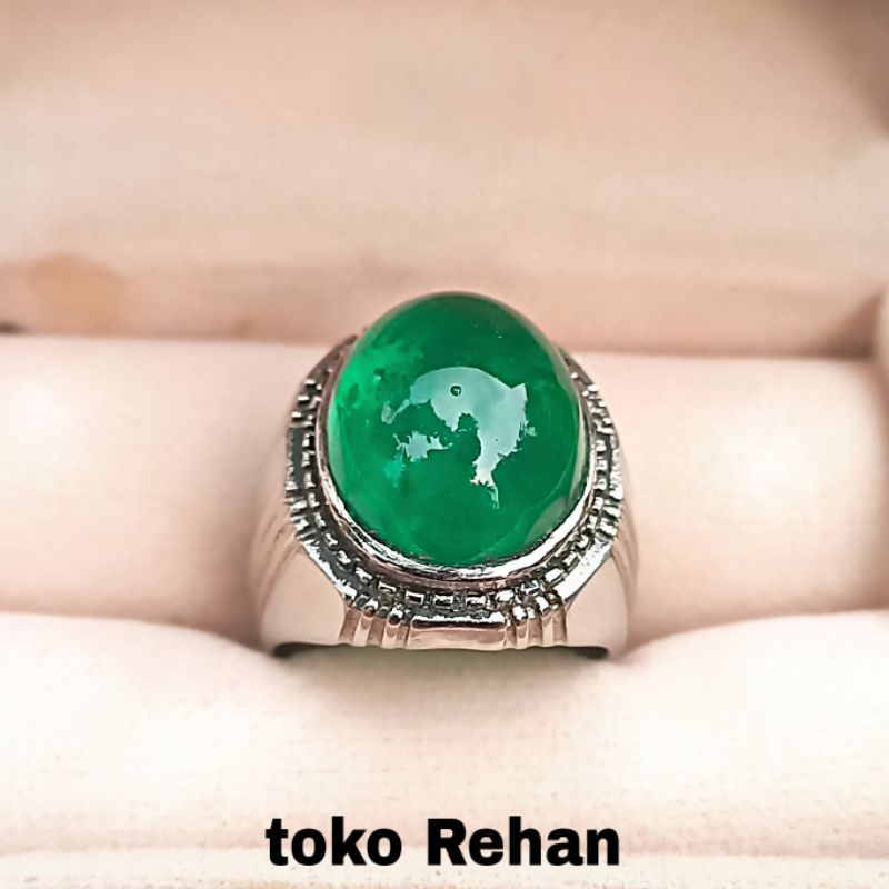 CINCIN BATU ZAMRUD ZAMBIA ORIGINAL STONE