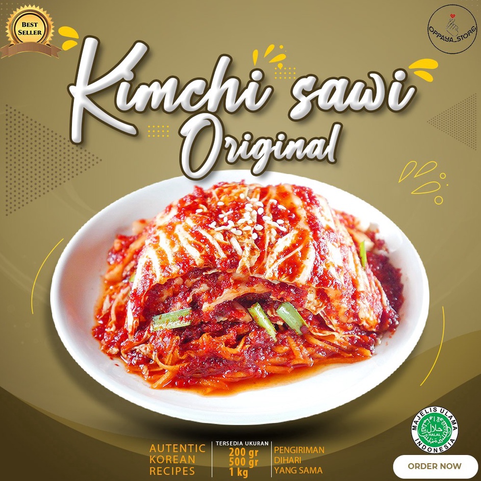 

Terlaku... Fresh Kimchi Sawi 500 Gram Dibuat Oleh Chef Korea Asli