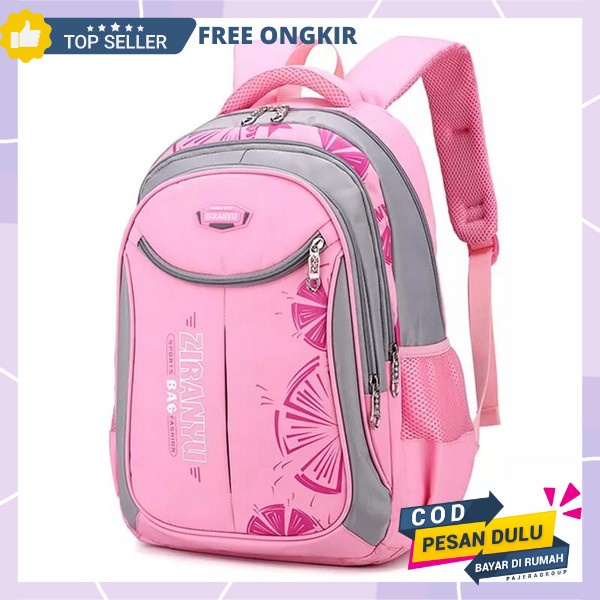 Tas Ransel Anak Perempuan Sd Smp Sma Lucu Viral Tebal Waterproof Besar Anti Air Kelas 5 Import 2023 