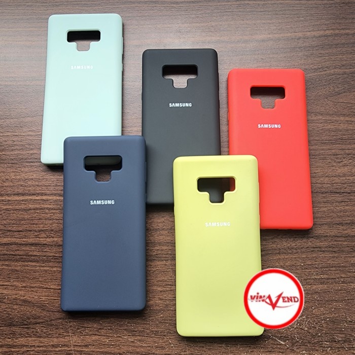 Silicone Cover Samsung Galaxy Note 9 Note9 Original Silikon Soft Case