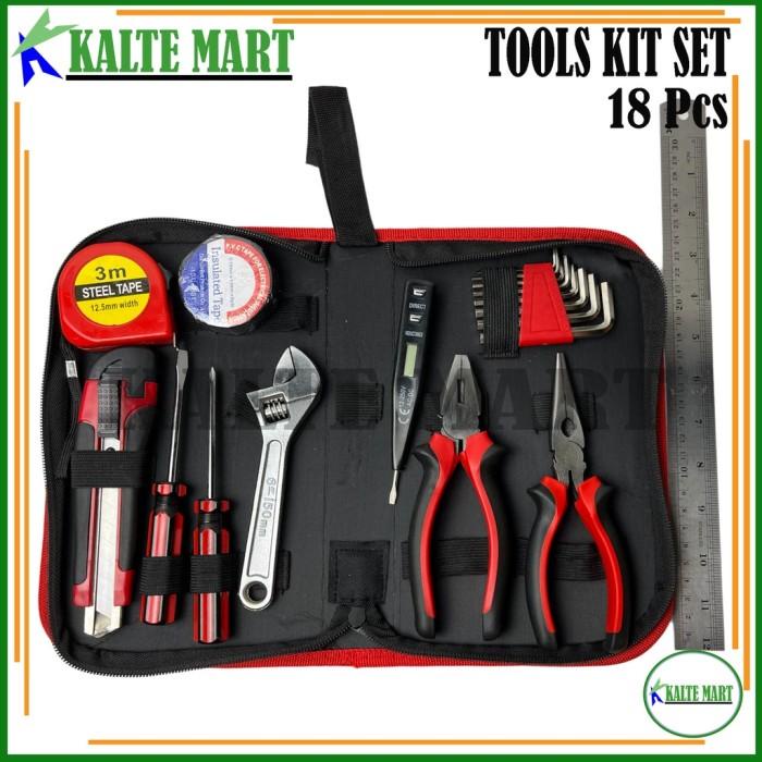 Toolset Pekakas Toolkit Set Pekakas Listrik Hand Tools Set Toolbox