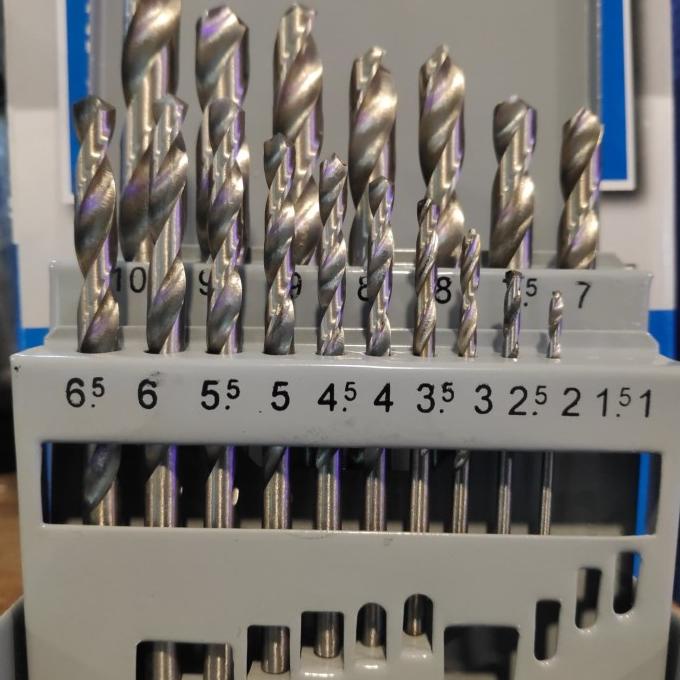 Mata Bor Set Besi dan Kayu HSS 19 Pcs Drill Bits Fujiyama
