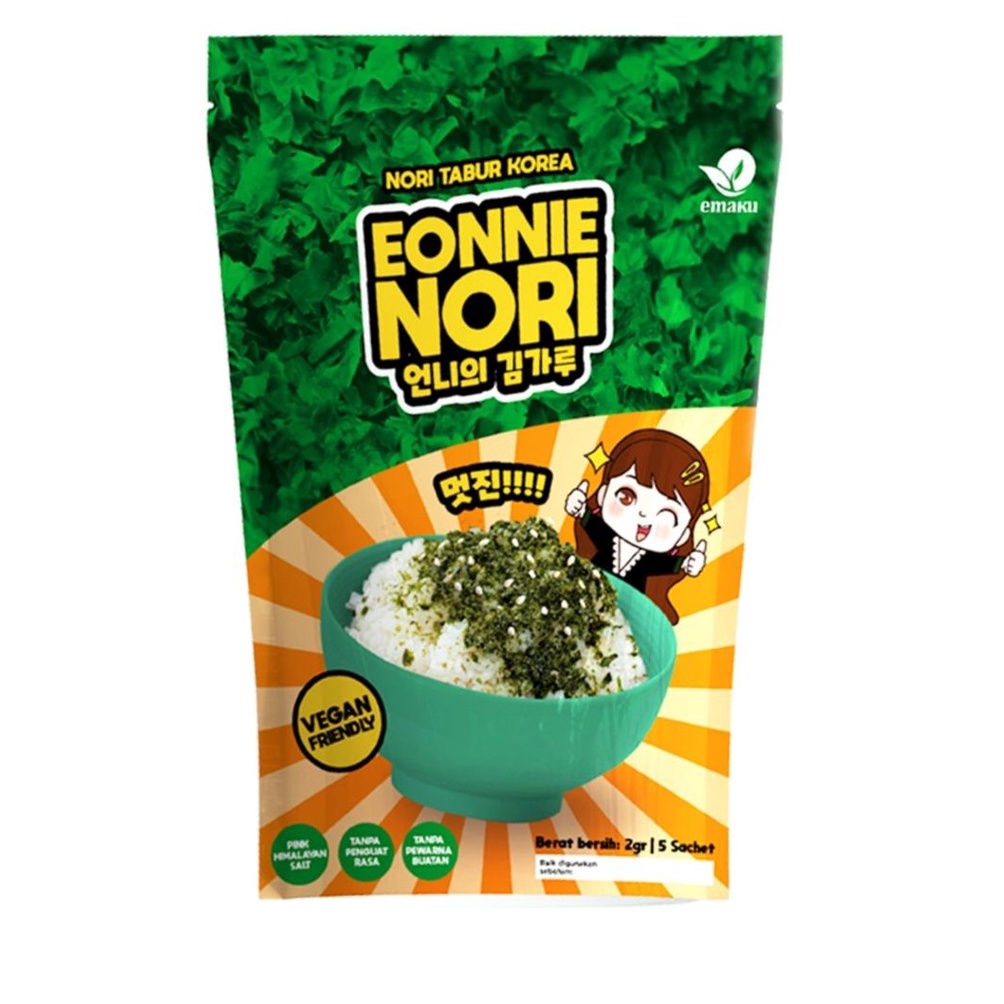 

☇ Emaku Eonnie Nori - Nori Tabur Korea No MSG | Bumbu Tabur | Bumbu Dapur | Seaweed | Rumput Laut ↴