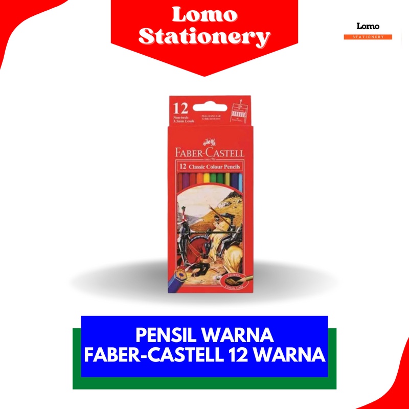 

Pensil Warna Faber-Castell 12 Warna Panjang