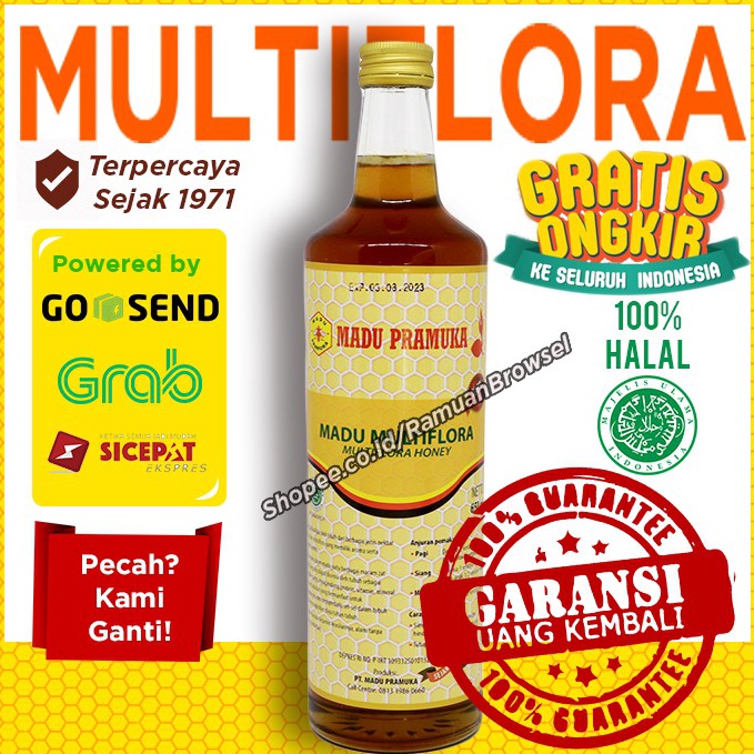 

ㅃ Madu Multiflora Pramuka 650ml Alami ㅞ