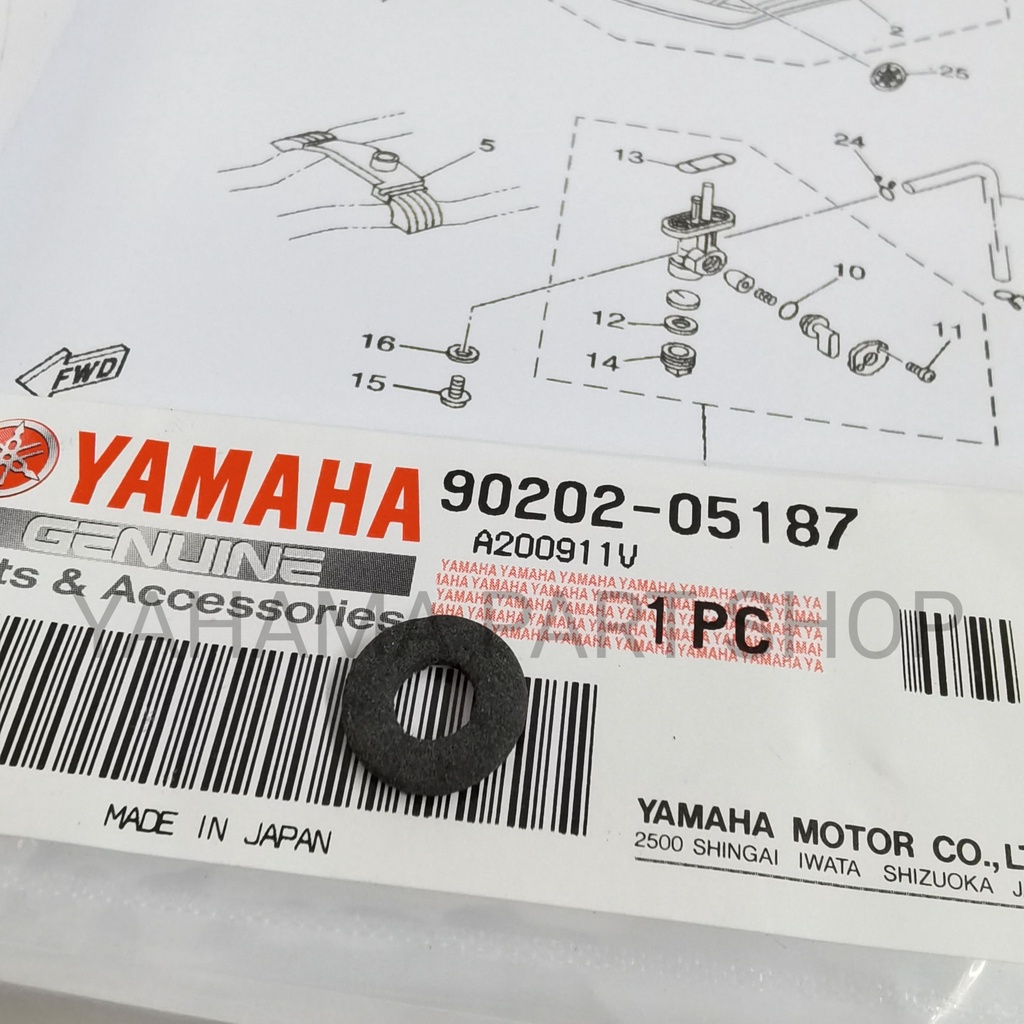 RING PAKING GASKET BAUT KRAN BENSIN RX KING RXZ SCORPIO MIO TZM TOUCH Y125Z JUPITER MX BYSON ORIGINA