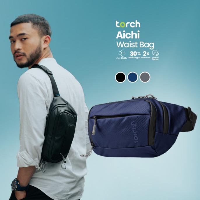 Torch Tas Pinggang Selempang Ringan Anti Air - Waist Sling Bag Aichi