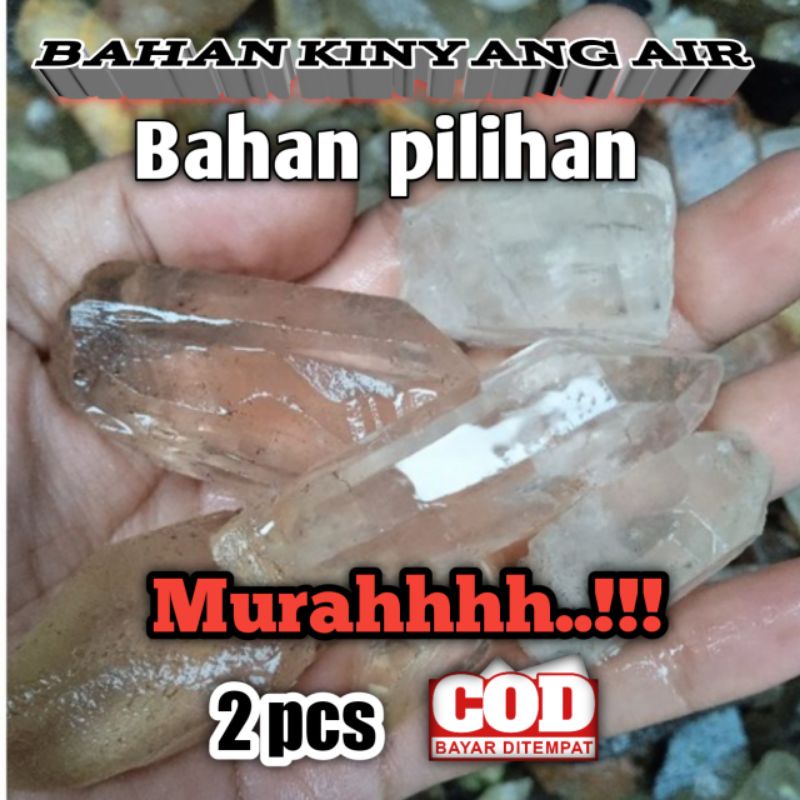 bongkahan/bahan kinyang air/kecubung/quartz/crystal super