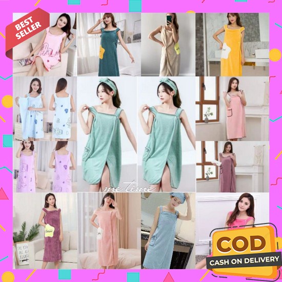 Daster Viral Kekinian Baju Tidur Remaja Korea Wanita Dewasa Sexy Homyd Rulif Set Daster Handuk Wanit