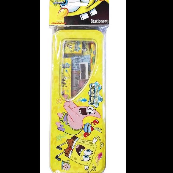 

[Murah] Tempat Kotak Pensil Spongebob Lengkap - Pencil Case Full Set A