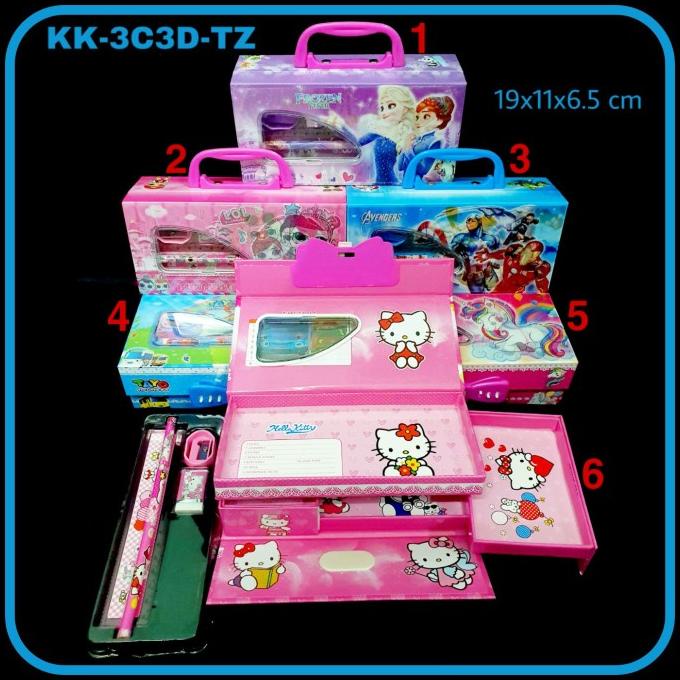 

Sos Kotak Pensil Karton Set 3 Susun / Tempat Pensil / Pencil Case